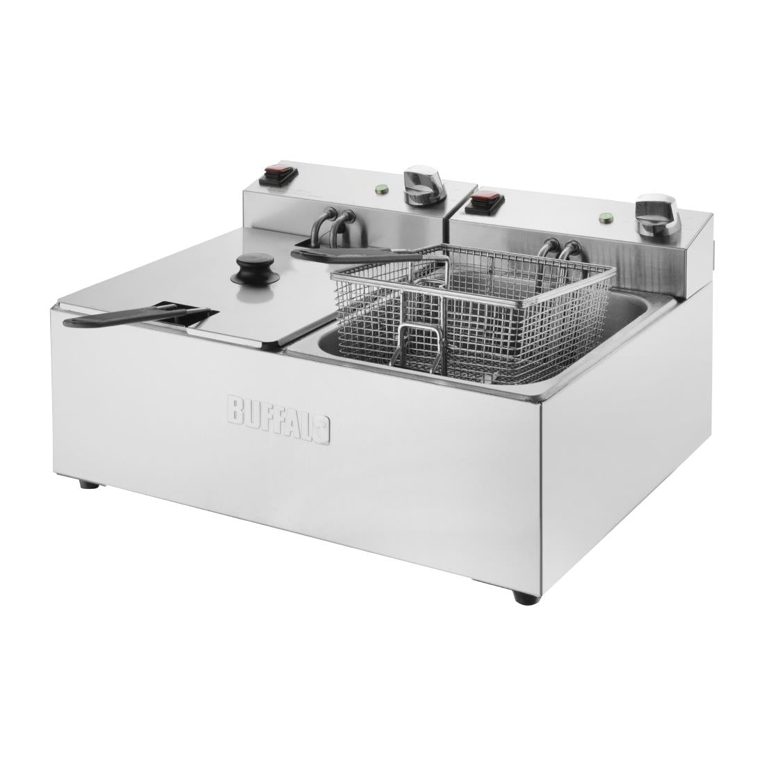 Friteuse double Buffalo - 2x5L 2x2,8kW