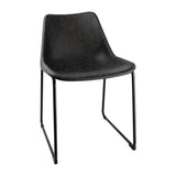 Chaises Bolero Rodeo noires (lot de 2)