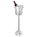 Porte-seau à vin sur pied en inox martelé Olympia - NISBETS