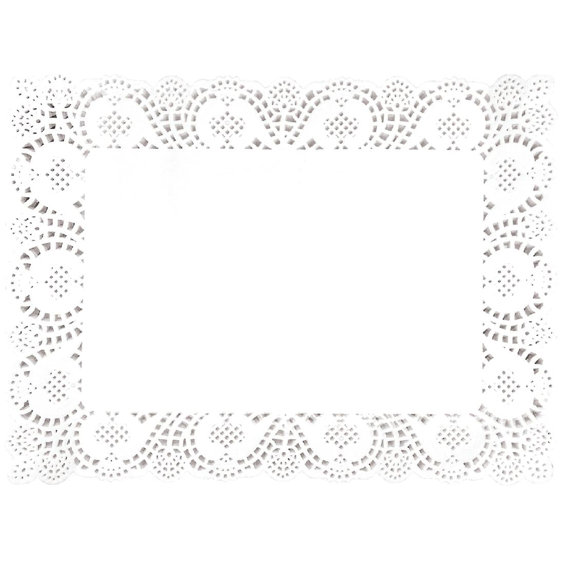 Napperons rectangulaires en papier Olympia (Lot de 250) - NISBETS