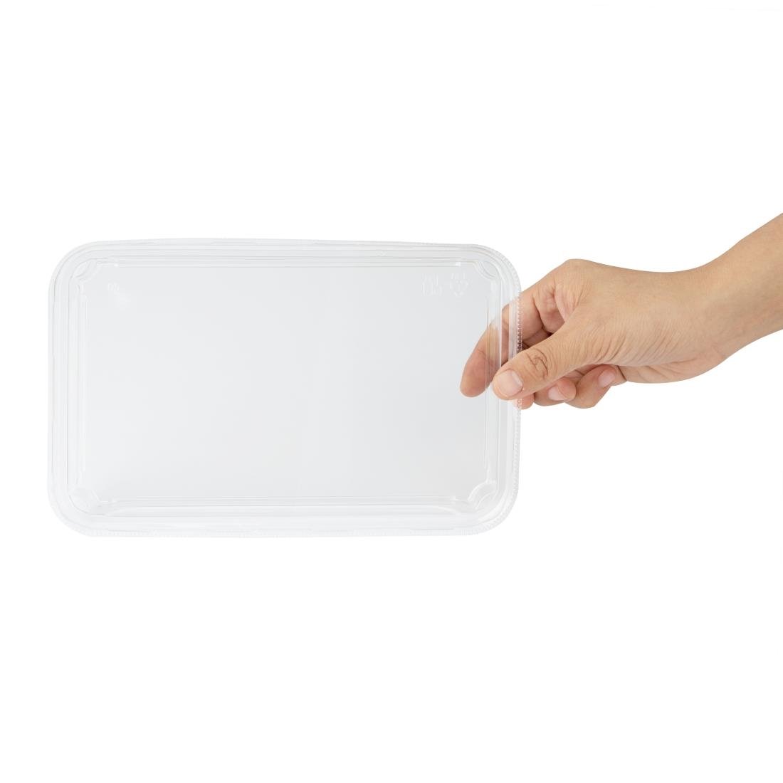 Couvercles en PET pour barquettes à sushi No. 7 Fiesta Recyclable (lot de 300)