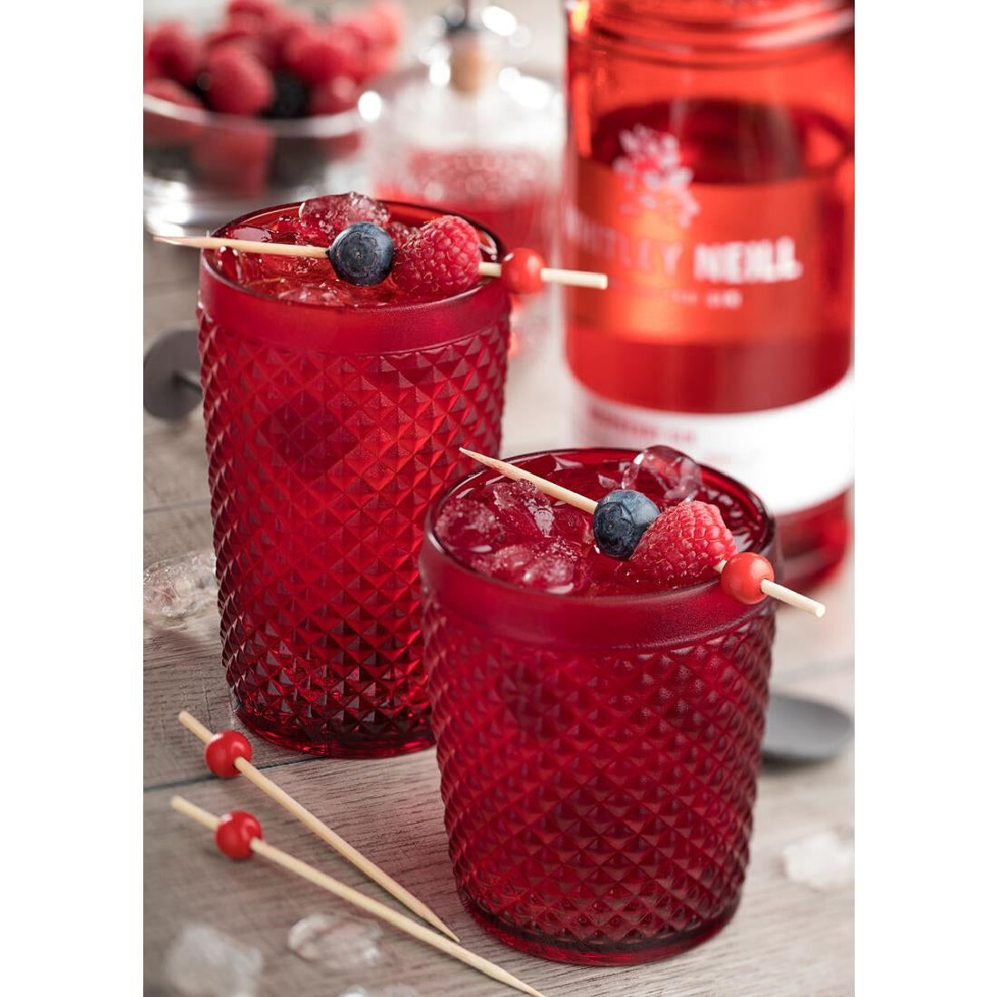 Verres hauts Dante Utopia rouges 39cl (lot de 6) - NISBETS