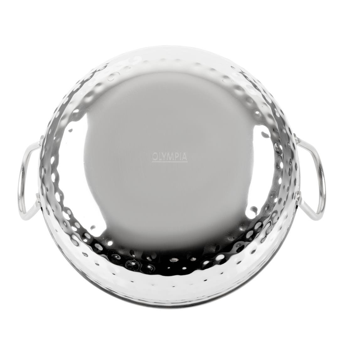 Plat Kadai en inox martelé Olympia Table Presentation 170mm