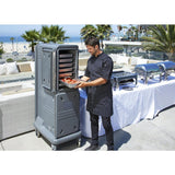 Grand chariot Pro Cart Ultra Cambro froid/froid 2 portes anthracite