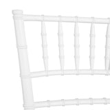 Chaises Bolero Chiavari en polypropylène blanches (lot de 4) - NISBETS