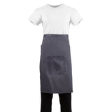 Tablier serveur Whites gris anthracite - NISBETS
