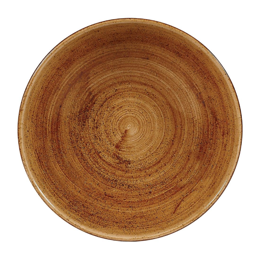 Assiettes coupes rondes Churchill Stonecast Patina Vintage Copper 182mm (Lot de 12)