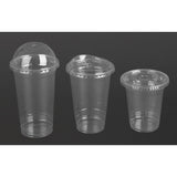 Couvercles plats en rPET Fiesta Recyclable pour gobelets 340/455/568ml (lot de 400)