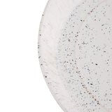Bols plats ronds mouchetés blancs Olympia Cavolo 220mm (lot de 4)