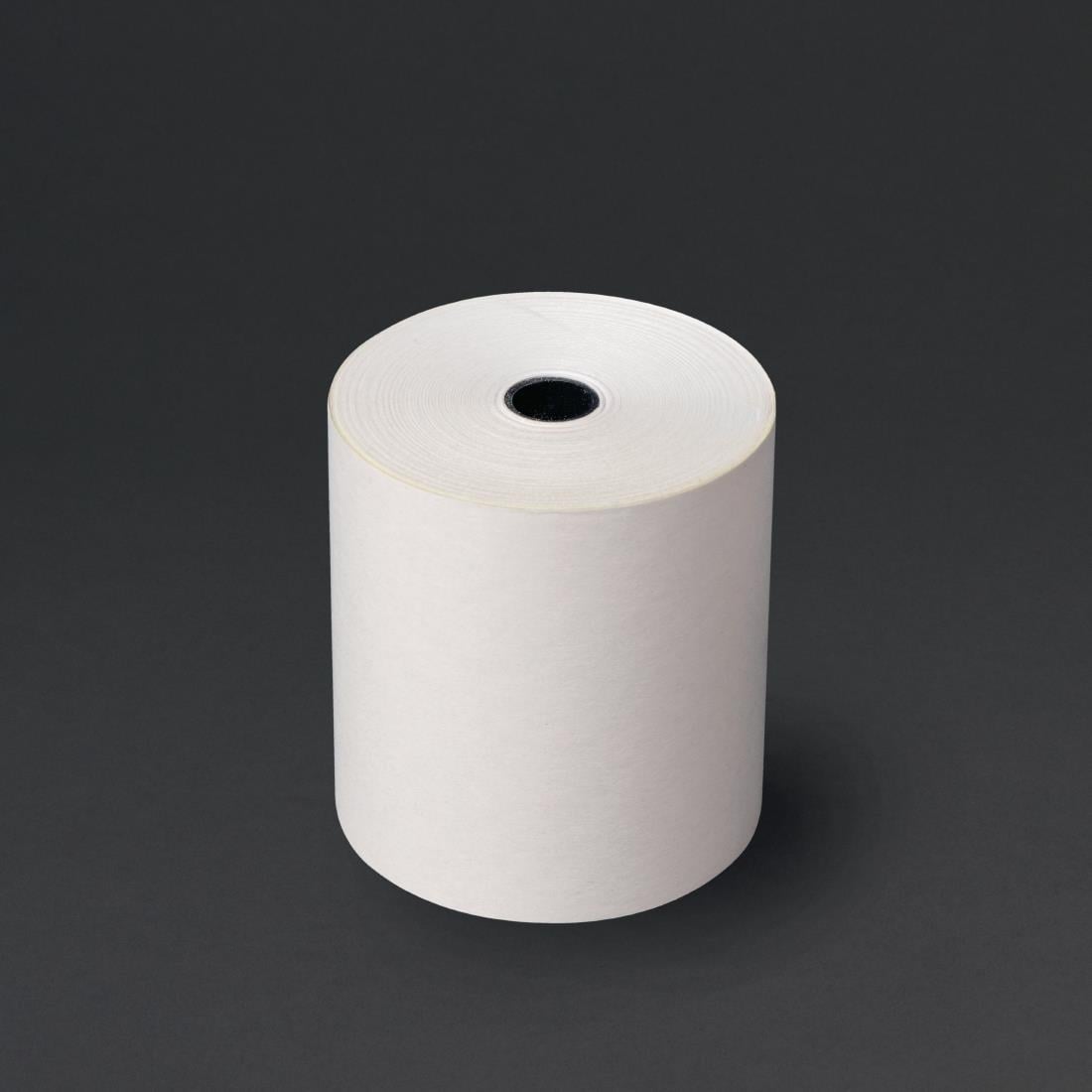 Rouleau de caisse Olympia 2 plis non thermique blanc et jaune 76 x 70 mm (lot de 20) - NISBETS