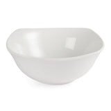 Bols carrés à bords ondulés blancs Olympia 220mm (Lot de 12) - NISBETS