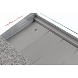 Comptoir de service réfrigéré noir Zoin Tibet - Taille 100 mm