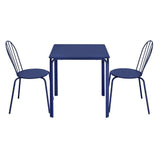 Chaises Bolero Adeline bleu - NISBETS
