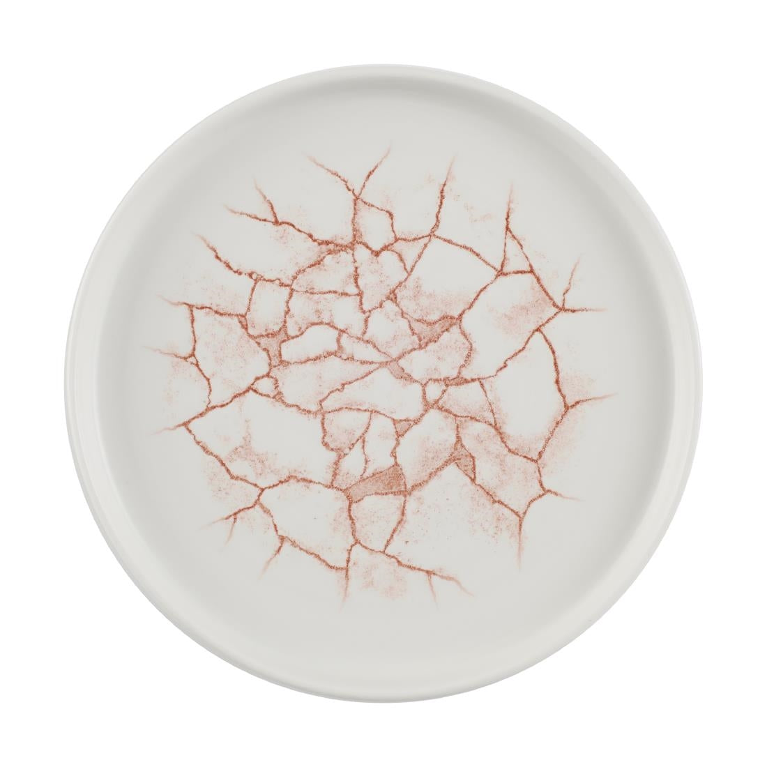 Assiettes avec rebord Churchill Studio Prints Kintsugi Coral 220mm (Lot de 6)