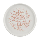 Assiettes avec rebord Churchill Studio Prints Kintsugi Coral 220mm (Lot de 6)