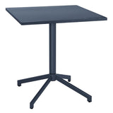 Table à plateau basculant Bolero Porto bleu ardoise 700x750 mm - NISBETS