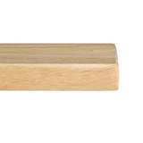 Plateau de table rectangulaire pré-percé coloris bois naturel Bolero 700 x 1100mm - NISBETS