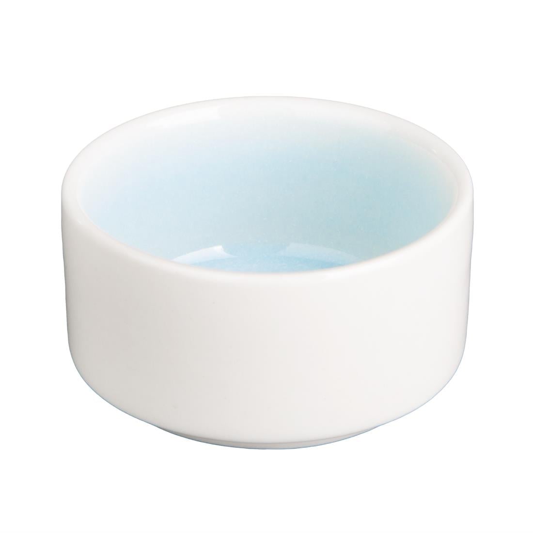 Pots À Sauce Olympia Fondant Bleus 70mm (Lot de 12) - NISBETS