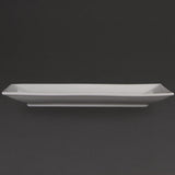 Plat rectangulaire de service 310 x 180mm Olympia (Lot de 2) - NISBETS