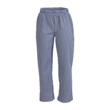 Pantalon de cuisine mixte Whites Vegas petits carreaux bleu et blanc - NISBETS