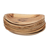 Assiettes creuses rondes en feuilles de palmier Fiesta Compostable 250mm (lot de 100)