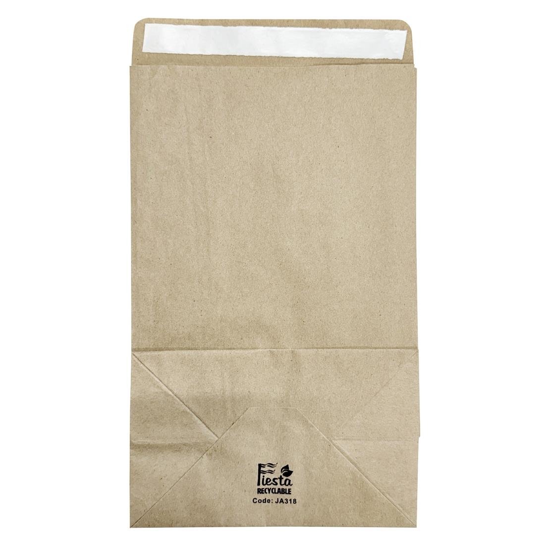 Petits sacs à soufflet avec bande adhésive Fiesta Recyclable (lot de 250) - NISBETS
