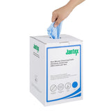 Chiffons de nettoyage compostables bleus Jantex Green (lot de 200)