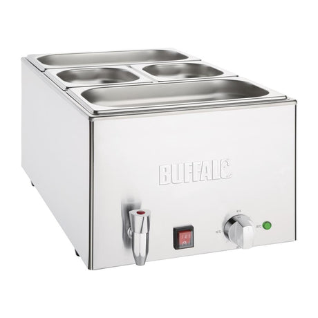 Bain-marie avec robinet et bacs Buffalo