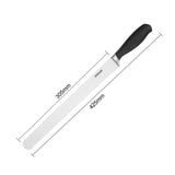 Couteau à trancher dentelé Soft Grip Vogue 30cm - NISBETS