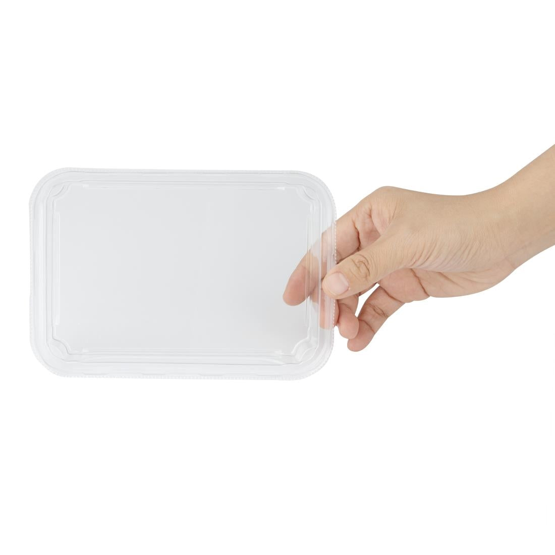 Couvercles en PET pour barquettes à sushi No. 3 Fiesta Recyclable (lot de 300)