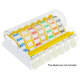 Distributeur métallique multi-étiquettes Hygiplas 25mm - NISBETS