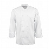 Veste de cuisine mixte blanche à manches longues Chef Works Calgary Cool Vent - NISBETS