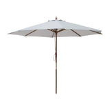 Parasol rond gris Bolero 3m - NISBETS