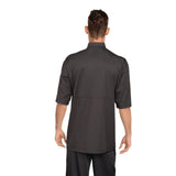 Veste de cuisine mixte Cool Vent Chef Works Montreal noire - NISBETS
