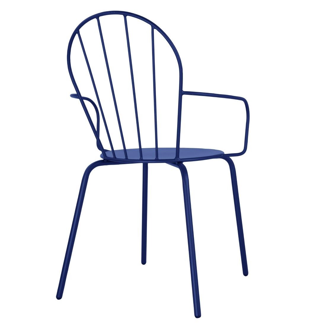 Fauteuils Bolero Adeline bleu - NISBETS