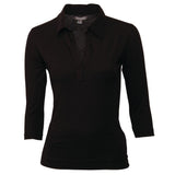 T-Shirt col V femme Uniform Works noir - NISBETS