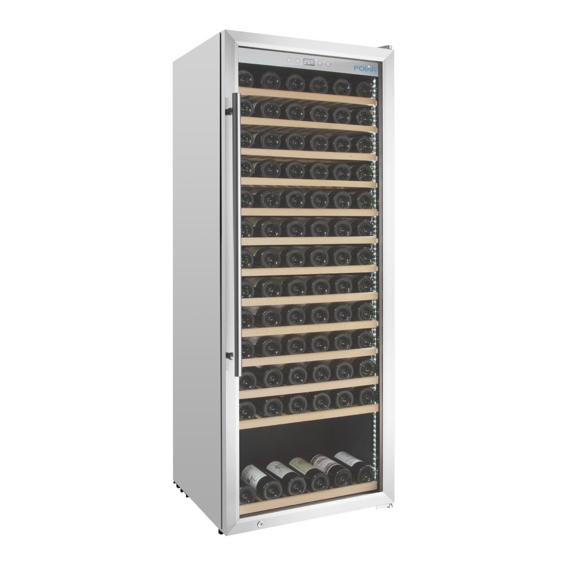 Cave à vin inox une zone Polar Série G 137 bouteilles