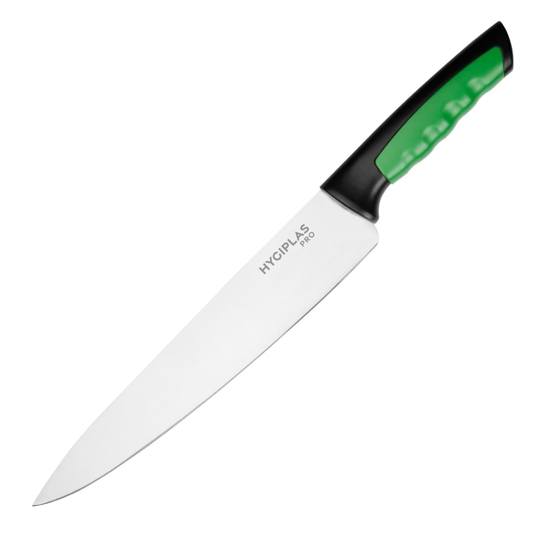 Couteau de cuisine Hygiplas Pro vert 25cm - NISBETS