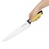 Couteau de cuisine Hygiplas Pro jaune 25cm - NISBETS