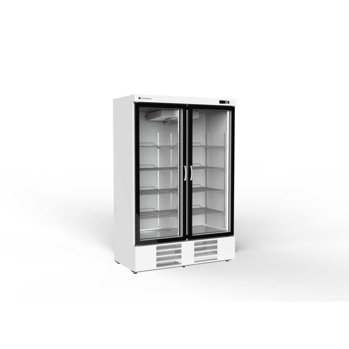 Armoire  gourmet 2 porte vitrée positive - EBR-1302-BB - CODIGEL