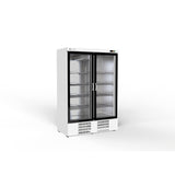 Armoire  gourmet 2 porte vitrée positive - EBR-1302-BI - CODIGEL