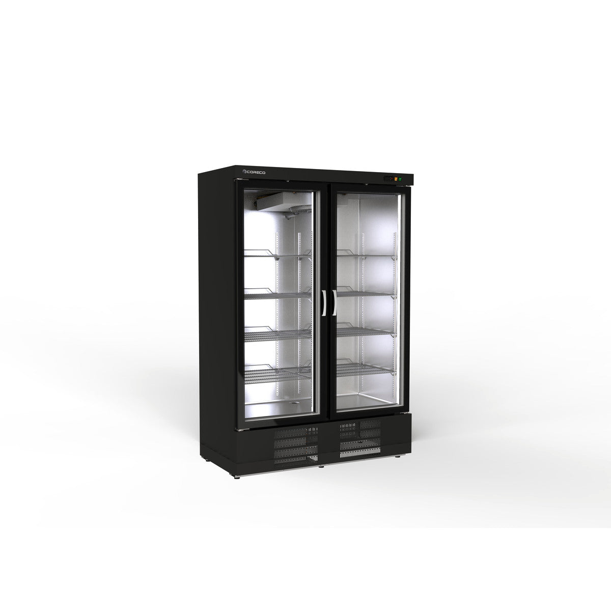 Armoire  gourmet 2 porte vitrée positive - EBR-1302-NI - CODIGEL