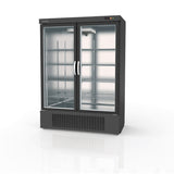 Armoire  gourmet 2 porte vitrée positive - EBR-1302-NI - CODIGEL