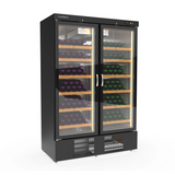Armoire à vin bi-température 2 portes - EBRW-1302/2-NI - CODIGEL
