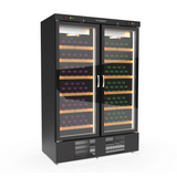 Armoire à vin bi-température 2 portes - EBRW-1302/2-NI - CODIGEL