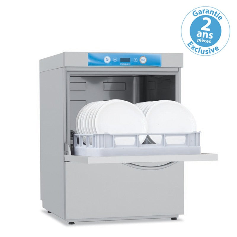 Elettrobar - NIAGARA - Lave-vaisselle avec adoucisseur - Panier 500 x 500 mm - Commutable en 230 V - NIAG261MAV1