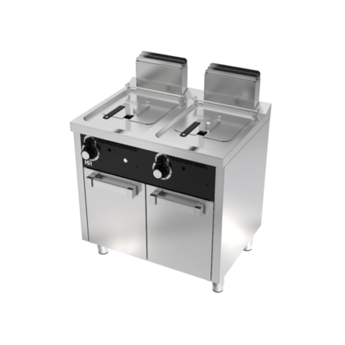 Friteuse á gaz  8l+8l série 600 sur placard - FDG8L8L600E - CODIGEL