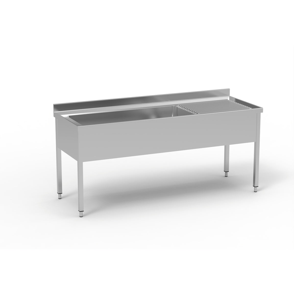 Plonge grande capacité série 700 en inox - FGB-207/11D - CODIGEL