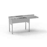 Plonge lave-vaisselle  - FGBDL-186/111D - CODIGEL
