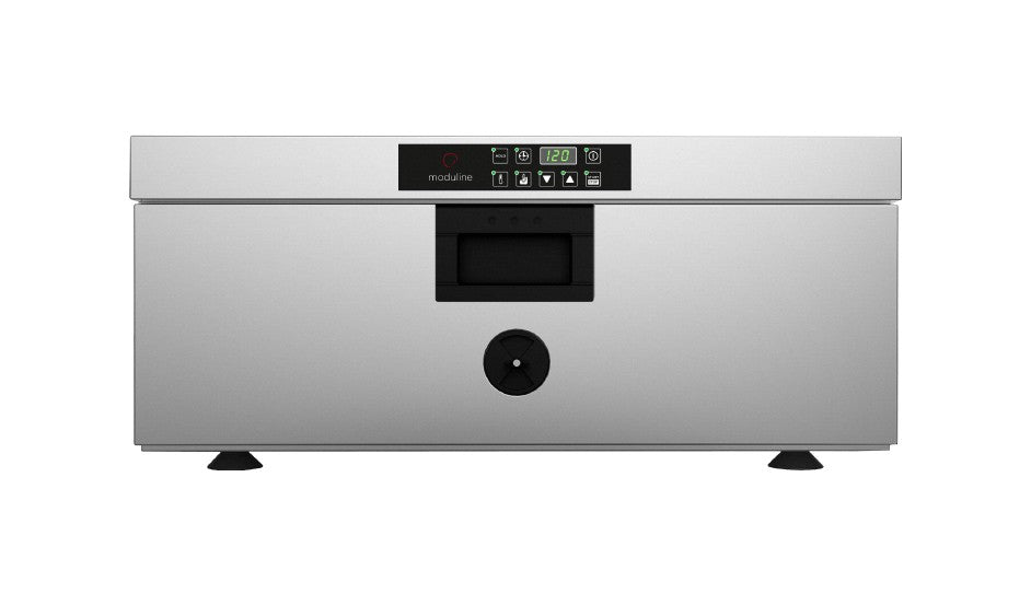 Four statique pour cuisson lente avec sonde à coeur - Introduction du plateau côté large - Série CSD - CSD011E - Moduline